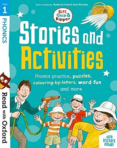 Read with Oxford: Stage 1: Biff, Chip and Kipper: Stories and Activities: Phonics practice, puzzles, colouring-by-letters, word fun and more von Oxford University Press